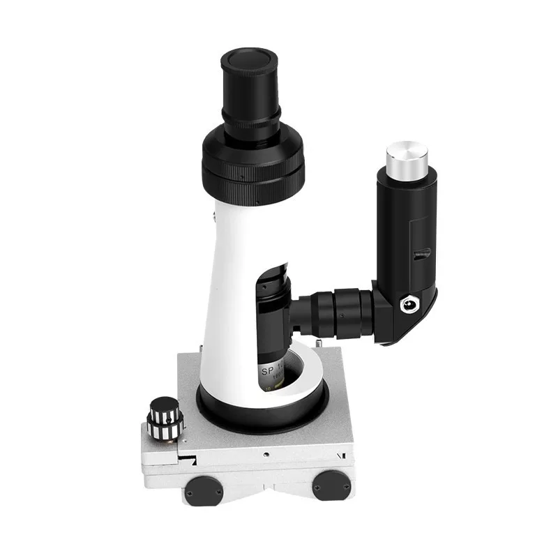 

Portable metallographic microscope field magnetic three objective high definition optical metal cast iron metallographic