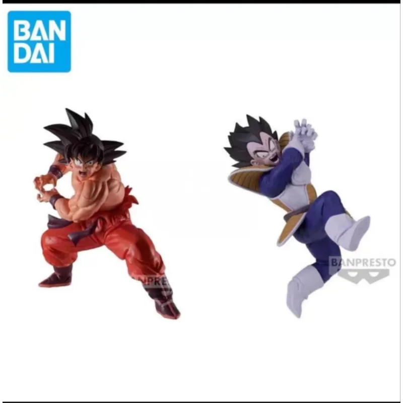 

Bandai BANPRESTO Son Goku VS Vegeta Dragon Ball Z Figure 100% Official MATCH MAKERS Anime Figure Collection Original Ornaments
