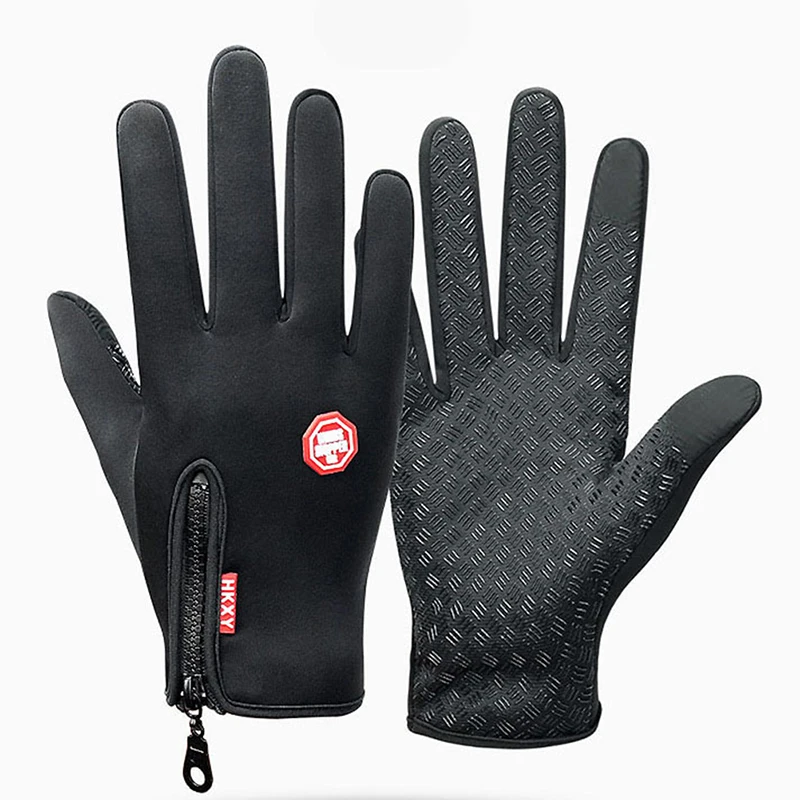 Winter Frauen Männer Handschuhe berühren kalte wasserdichte Motorrad Fahrrad handschuhe männliche Outdoor-Sportarten warme Thermo-Fleece-Lauf-Ski