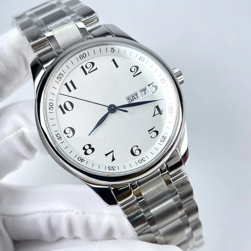 

Luxury Brand Designer Full Stainless Steel Men Quartz Wristwatches Calendar Sport Wrist Watch High Quality Business Man Watches