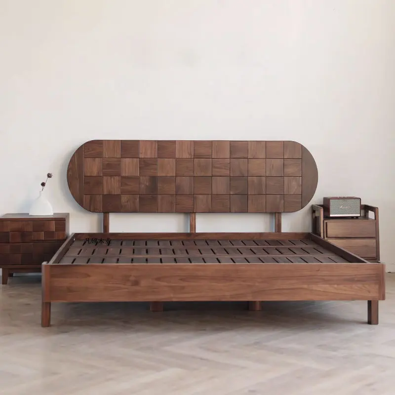 

Customizable North American Black Walnut Bed