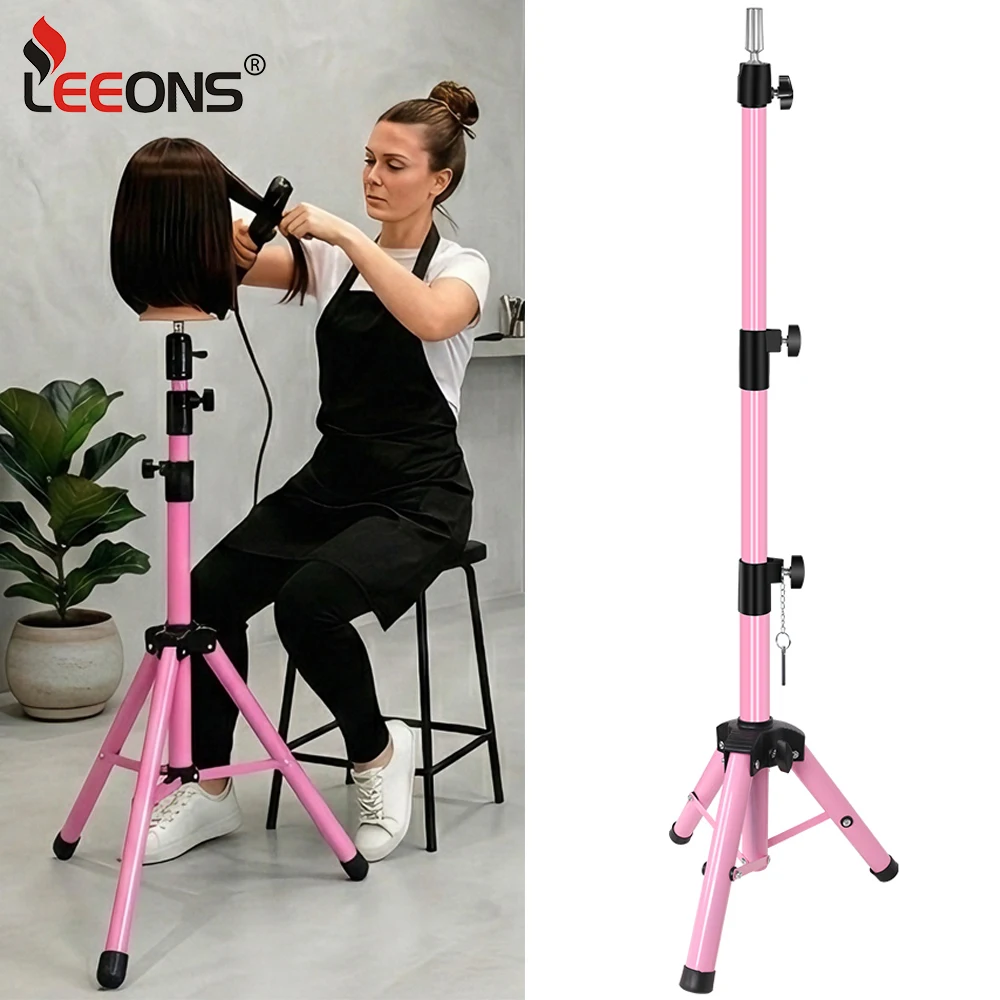 

Wig Stand Tripod Mannequin Head Stand Adjustable Wig Stand For Canvas Block Head Hairdressing Training Head Styling Making Wigs