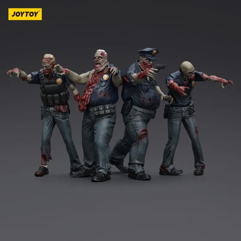 JOYTOY Dark Source Zombie Figure Police Male series 1: 25 action soldier model hand doll Collect figurines toy Gift Pre-sale