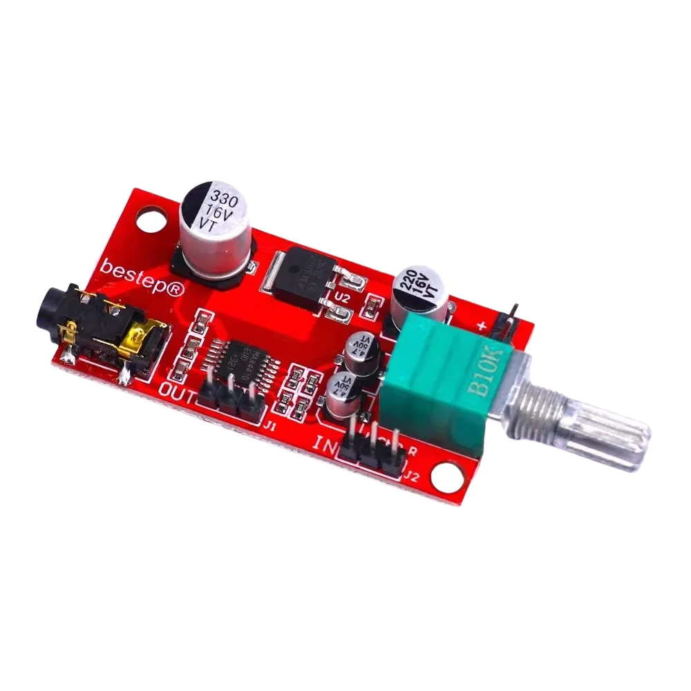 MAX4410 miniature headphone amplifier board headphone amplifier module can replace the NE5532 amplifier front-end amplifier