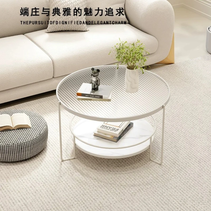 Luxury Easthetic Salon Coffee Table Glass Minimalist Occasional Patio Coffee Table Nordic Commercial Mesas De Jantar Furniture view 6