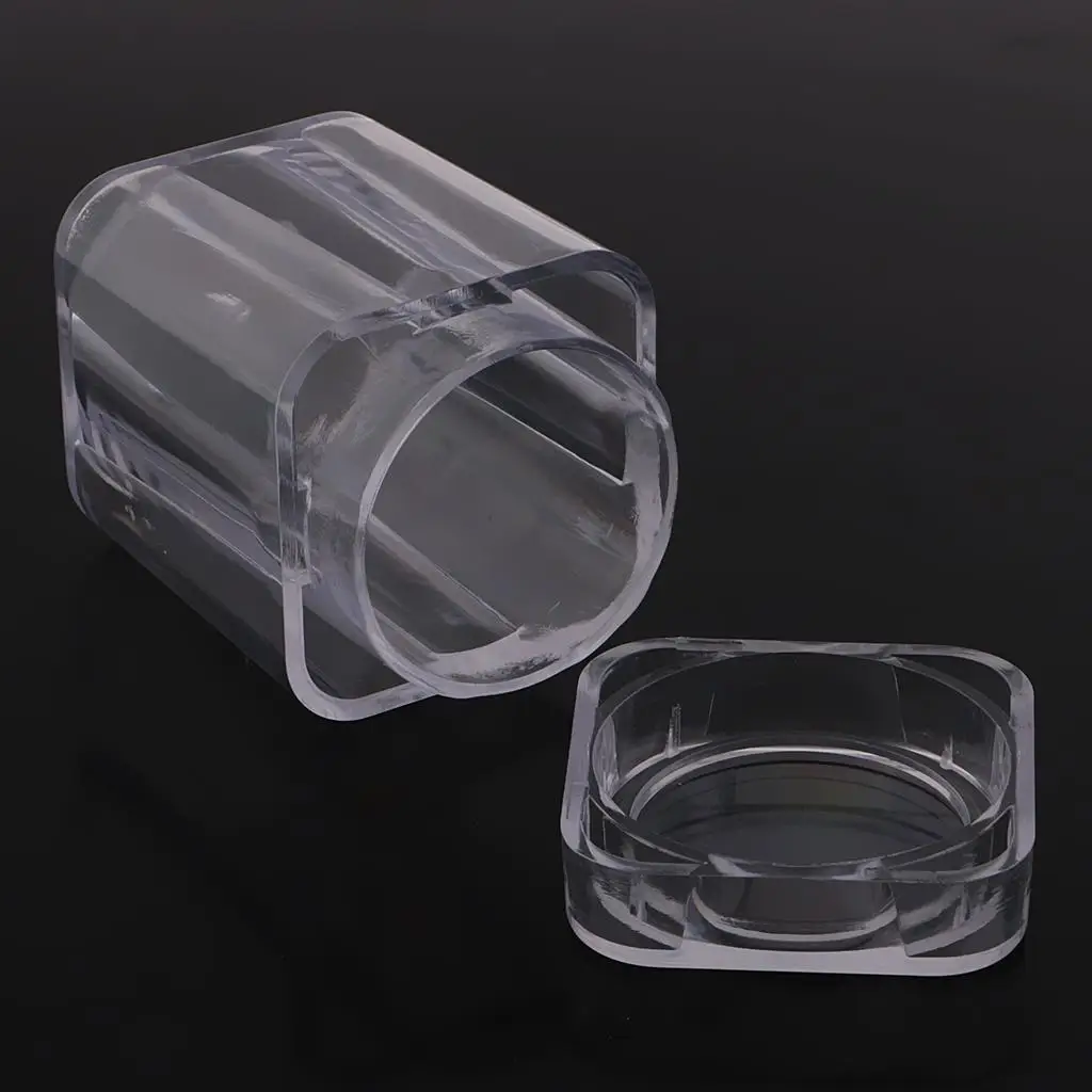 Clear Coins Case Coin Storage Box Container for Coins Stock 7mm