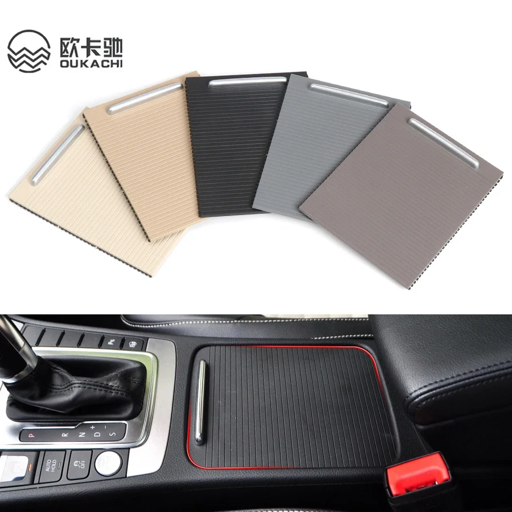 Car Center Console Sliding Shutters Cup Holder Roller Blind Cover 3CD857503 For Volkswagen VW Magotan Passat CC B6 B7 2008-2016