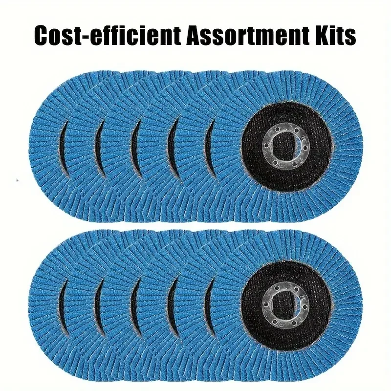 4/8/12Pcs 125mm Metal Sanding Flap Discs Angle Grinder Wheels Blade 40/ 60/80/120grit Flap Sanding Disc Angle Grinder Grinding