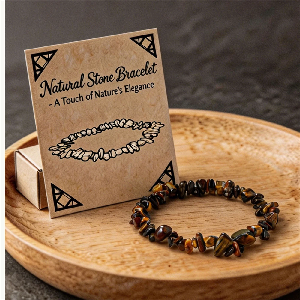 10 Styles de Bracelets Élastiques en Pierre Naturelle Irrégulière Œil de Tigre et Perles d'Obsidienne, Thérapeutiques Reiki, Bijoux de Mode, Cadeaux de Méditation