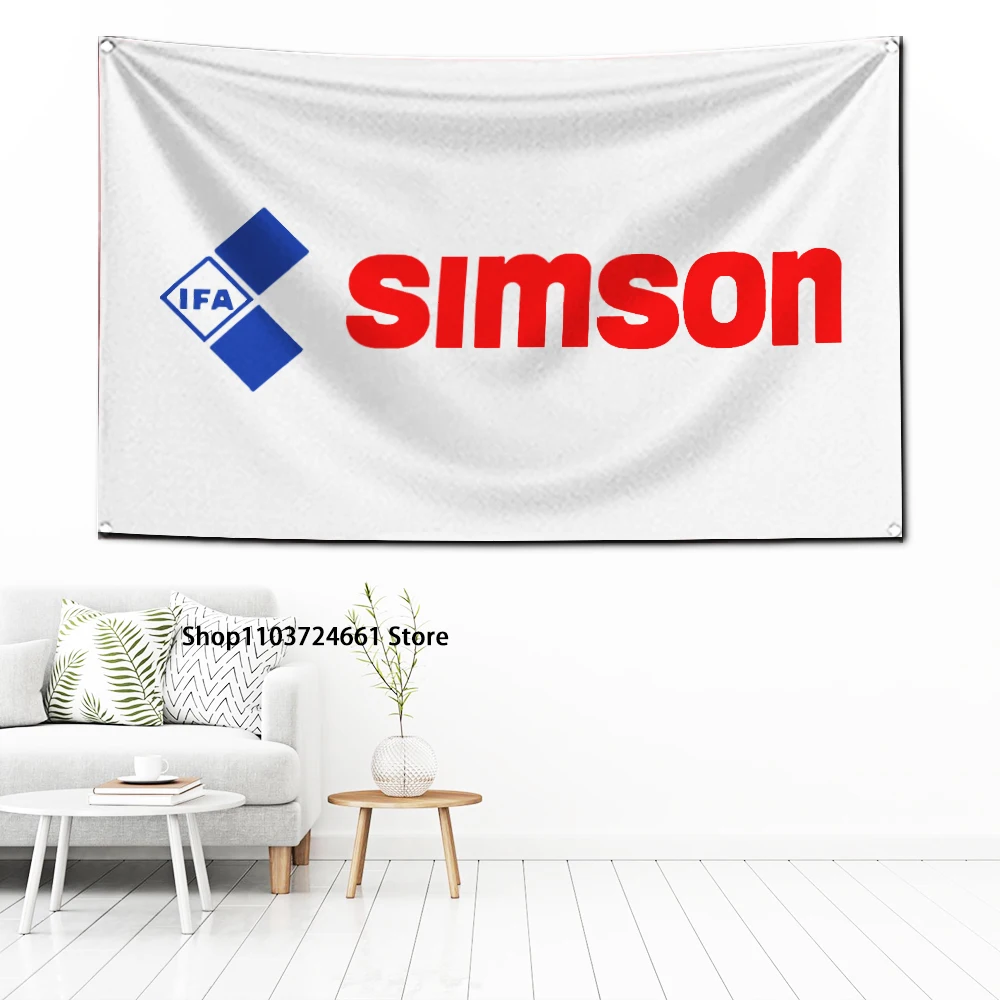 60x90cm Simsons Flag Polyester Digital Printing Banner for Garage Wall Art Out Door Decoration