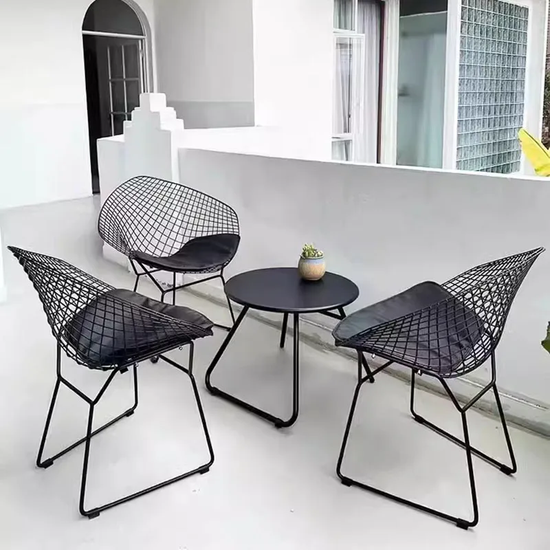 Plastic Chair Casting Chaise Lounges Seating Area to the Balcony Rocking Chairs Porch Swing Garden Outdoor Salin Table Sofa Set