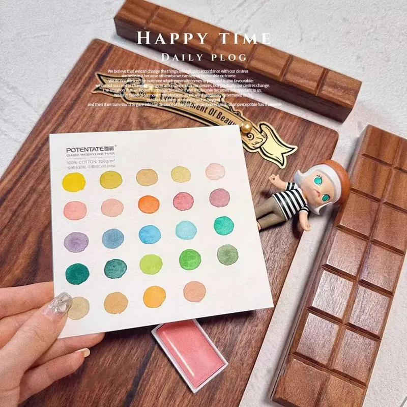 NEW Kuretake Professional Solid Watercolor Paint Set 12/24 Colors Water Color Paints For Painting Art Supplies