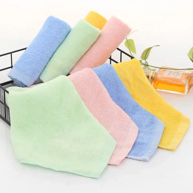 Baby Towel Face Towels Baby Bath Towel Handkerchief Burp Cloths Soft Microfiber Absorbent Washcloth Children Towels Hot  25x25cm