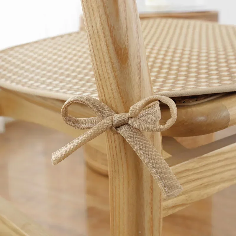 1PC 40cm/45cm/50cm Atmungsaktive Sommer Kühlung Sitzkissen Sitzkissen Kühlen Matte Nicht-slip Kühlung Bambus Stuhl Sitz – Detail 5