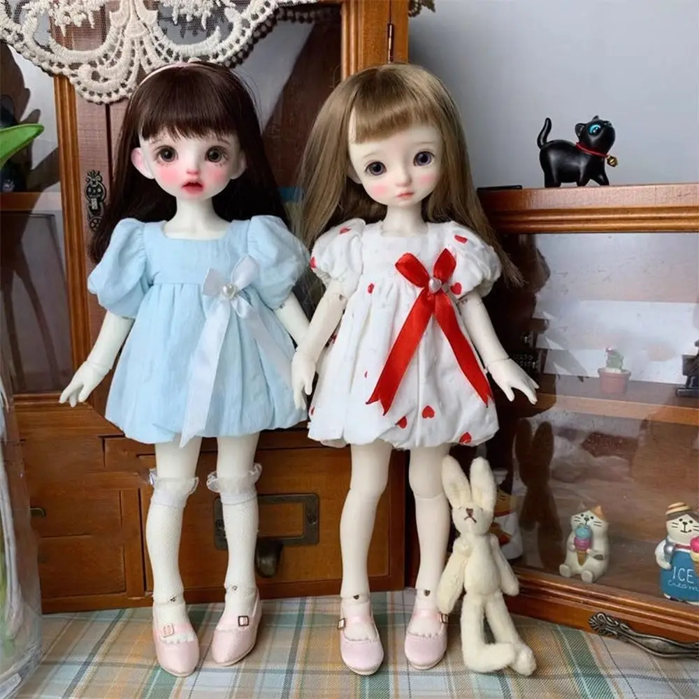 

Handmake Elegant Casual Dresses Fashion Mini Dolls Princess Dress DIY Accessories Cute Cloud Puff Skirt for 1/6 BJD 30cm Dolls