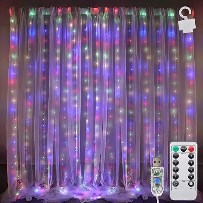 Solar Light String Outdoor Waterproof 8-mode Copper Wire Fairy Tale Light Christmas Light Used For Outdoor Garden