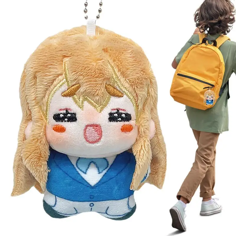 K-ON peluche 3.94 pouces jouets Anime périphérique en peluche Kawaii beurre chiffres coton en peluche beurre jouets d'anniversaire