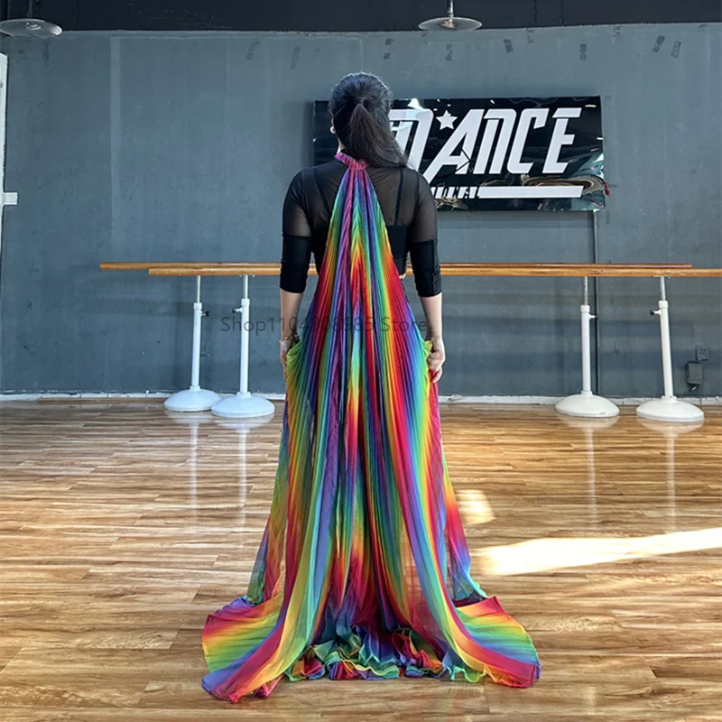 Bauchtanz Flügel Kostüme Cape Mit Teleskop Stick Bunte Fee Winkel Flügel Schmetterling Karneval Party Bühne Schal Requisiten