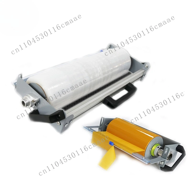 Portable Handheld Sealing Tape & Stretch Film Dispenser with Cutter Suitable for 1