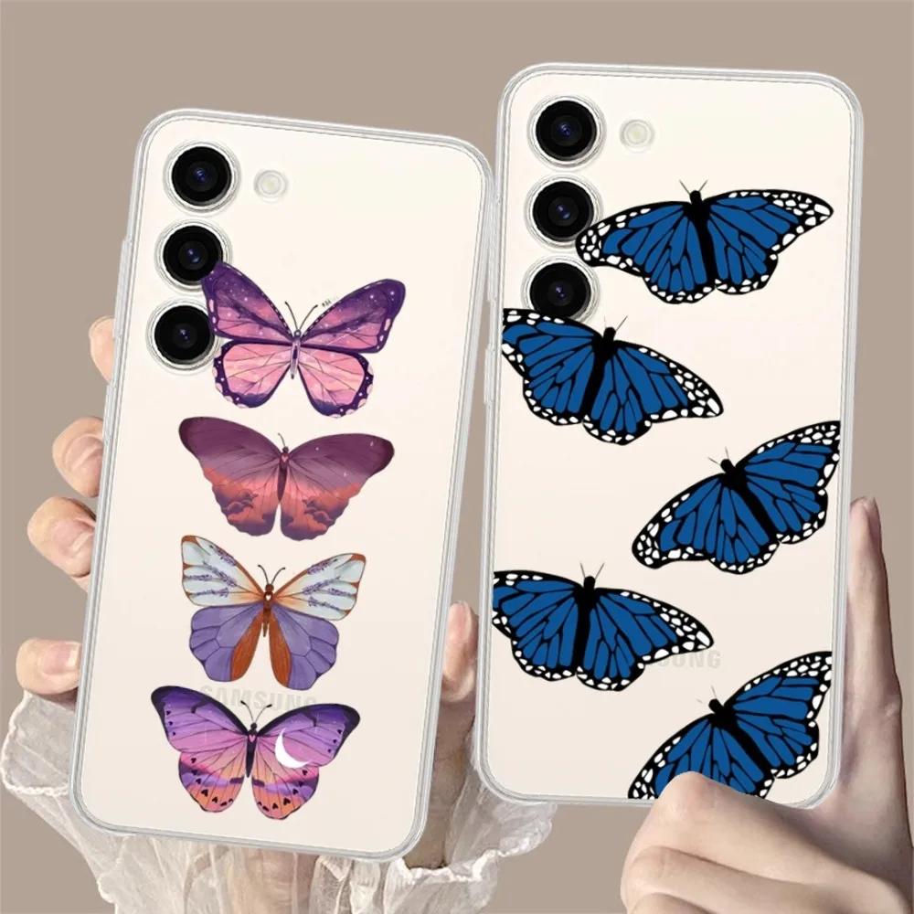 Butterfly Pattern Phone Case for Samsung Galaxy S8 8S G950F G950 A91 A80 A73 5G A72