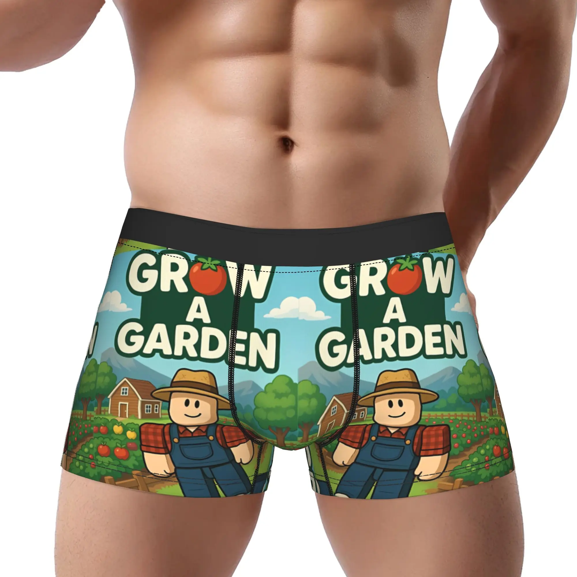 

Grow a Gardenn MERCH Grow a Gardenn Underpants Homme Panties Men's Underwear Print Shorts Boxer Briefs