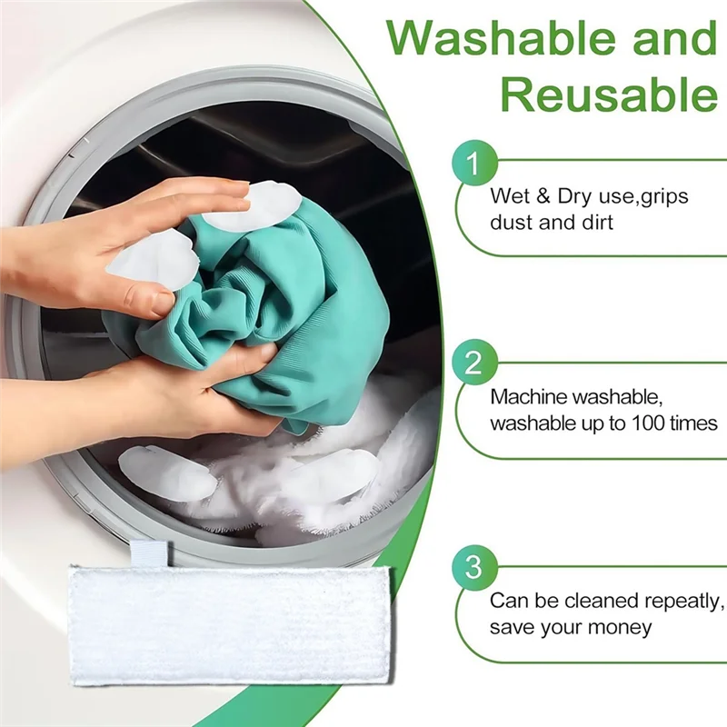 Steam Cleaner Replacement Parts For Dupray- Steam Bonnet, Triangle Brush, Mop Pads