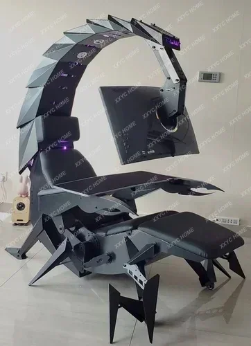Gravity Space Capsule Scorpio Computer Cockpit Integrated E-Sports Table and Chair Home Office Game Comfortable Long Sitting