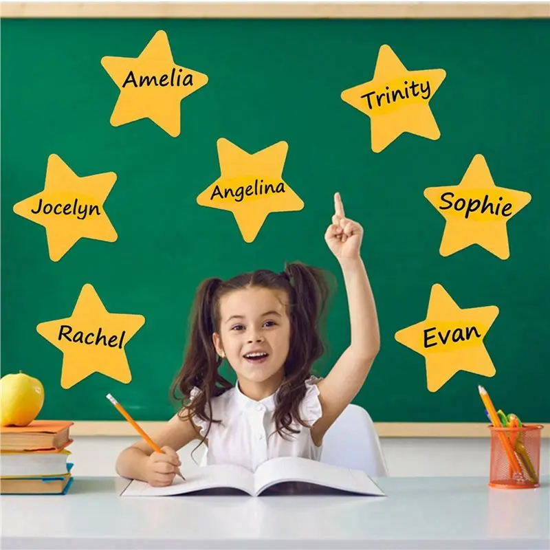 400X Star Shaped Paper Cards For Classroom Bulletin Board Party Wall Decoration & DIY School Craft Projects