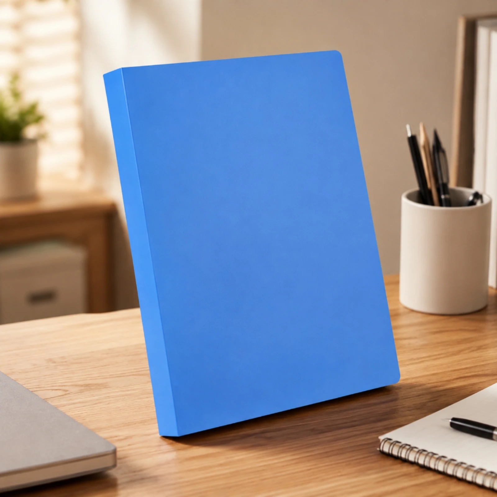 Plastic A4 Document Binder Sturdy Rigid Cover Loop Binder Office Supplies Versatile for Classroom, Home Study