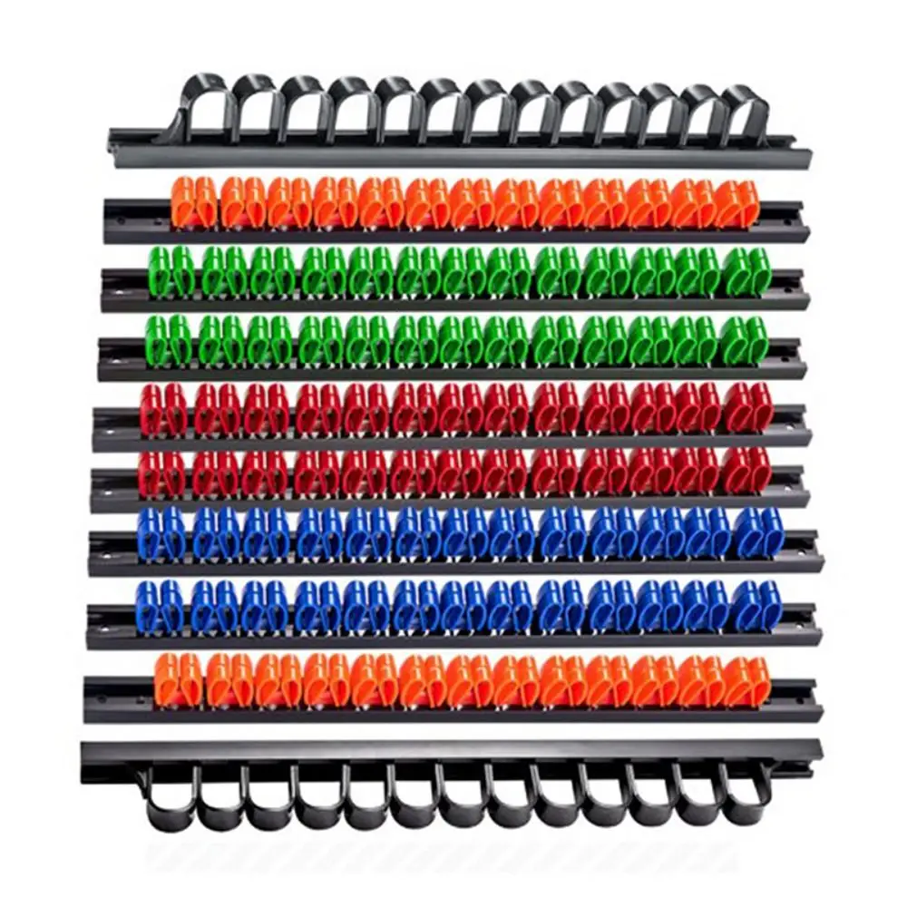 Wall Mounted Screwdriver Organizer Plastic Storage Holder Wrench Plier Display Rack Space Saving High Quality Tool Holder