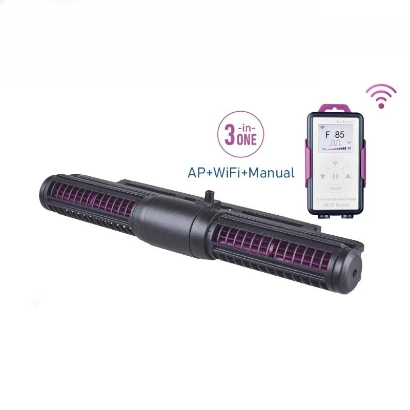 مضخة موجة ذكية لحوض السمك من سلسلة MCP مع وحدة تحكم LCD WiFi، اتجاه تدفق المياه قابل للتعديل، 5 أوضاع لخزانات الأسماك. #1
