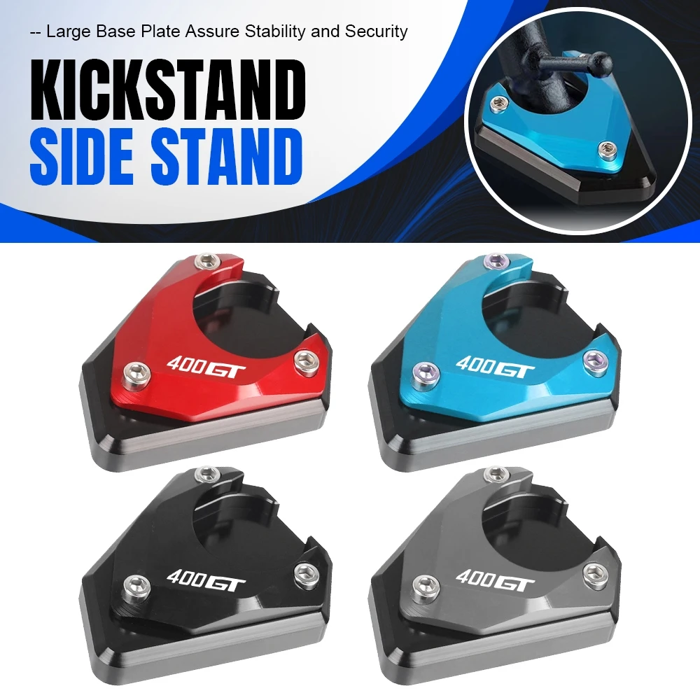 

Motorcycle Accessories Kickstand Foot Side Stand Plate Extension Enlarger FOR CFMOTO 400NK 650NK 400GT 650GT 2020 2021 2022-2023