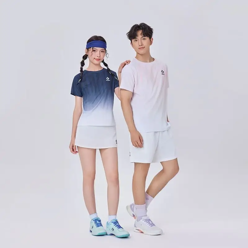 Kumpoo badminton chlothes T-shirt 1566/1567 competition breathable sweat-absorbent quick-drying unisex short-sleeved tops