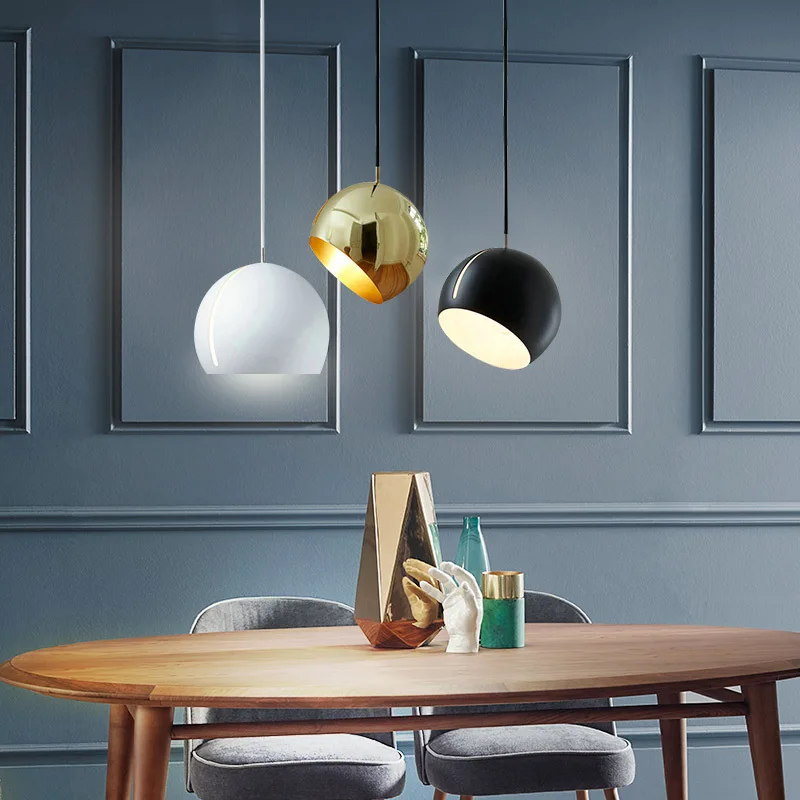 Nordic Modern Pendant Lights Creative Iron Hanglamp For Living Room Bedroom Dining Room Bar Decor Loft E27 Luminaire Suspension