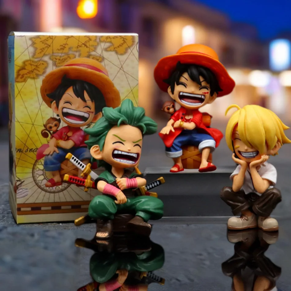 Anime Figure Doll Portgas D Ace Yamato Q Version Model Decor Peripheral Ornament Children Charm Birthday Gifts Toys