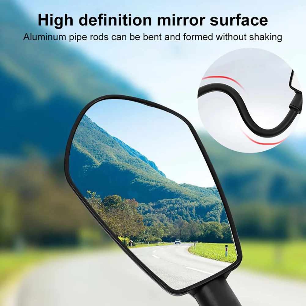 Bicycle Rearview Mirror Universal Bicycle Safety Mirror Adjustable Wide Range Accessories Cycling Back Sight Reflector