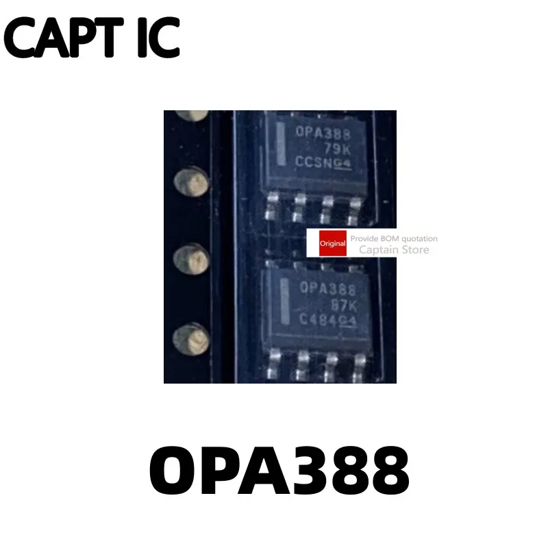 5PCS OPA388IDR OPA388ID OPA388 SOP8 operational amplifier chip