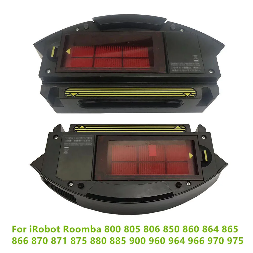 For iRobot Roomba 800 850 860 864 865 866 870 871 875 880 885 900 960 964 966 970 975 Dust Box Hepa Filter Dust Collecting Box