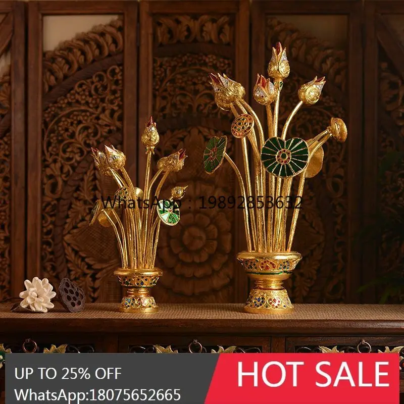

B1 Beauty Salon Decorations Southeast Asian Style Soft Furnishings Wine Cabinet TV Cabinet Ornaments