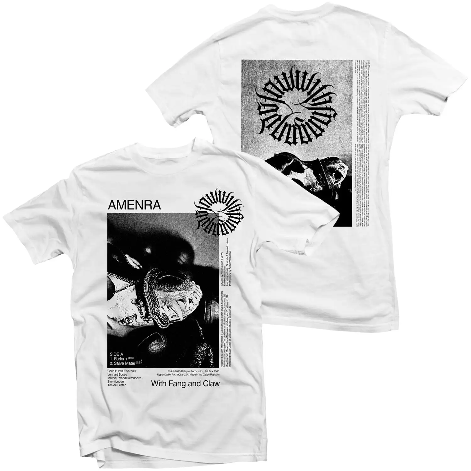 Amenra De Doorn Heavy Metal Rock Music Art Style Summer Casual T-Shirt Men's and Women's Luxury Brand Top 2026