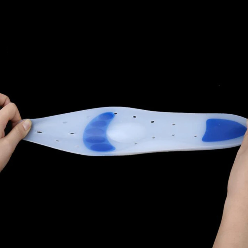 

Silicone Insoles Inserts Arch Support Heel Cushion Plantar Fasciitis Pain Relief Shock Absorbing Ventilated Foot Care Tools