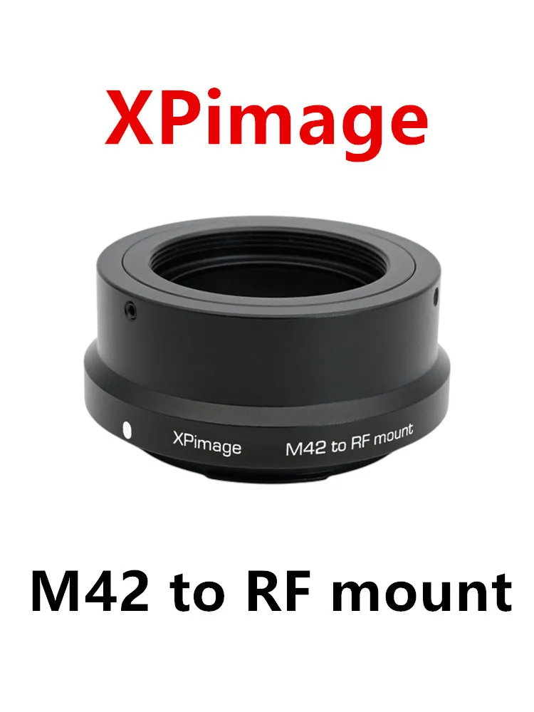 XPimage Adapter for Pantax M42 Lens to CANON EOS RF Full Frame Mirrorless Camera,ZEISS M42 to RF R5C R7 R5 R6 R10 RED KOOMDO