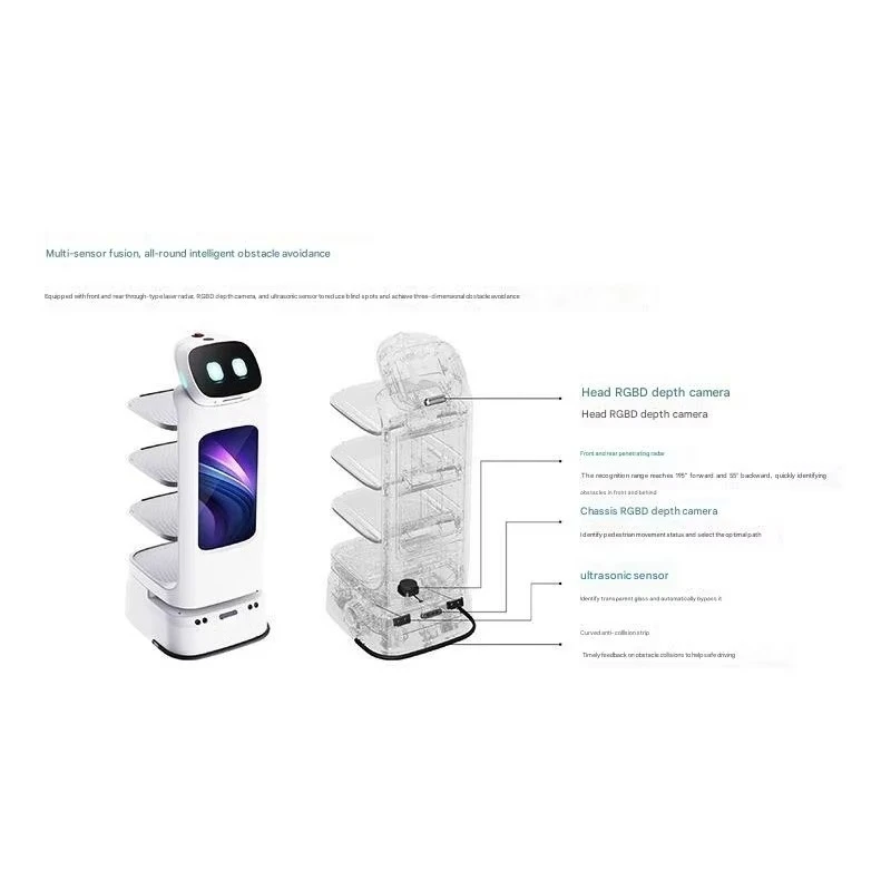 Customized Restaurant Food Delivery Robot - Autonomous Service & Efficient Operation Solution