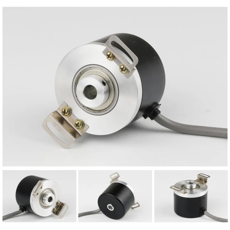 Incremental Rotary Encoder DC5V Encoder 100 /600/2000/5000 P/R  Incremental Rotary AB Two Phases 10mm Shaft