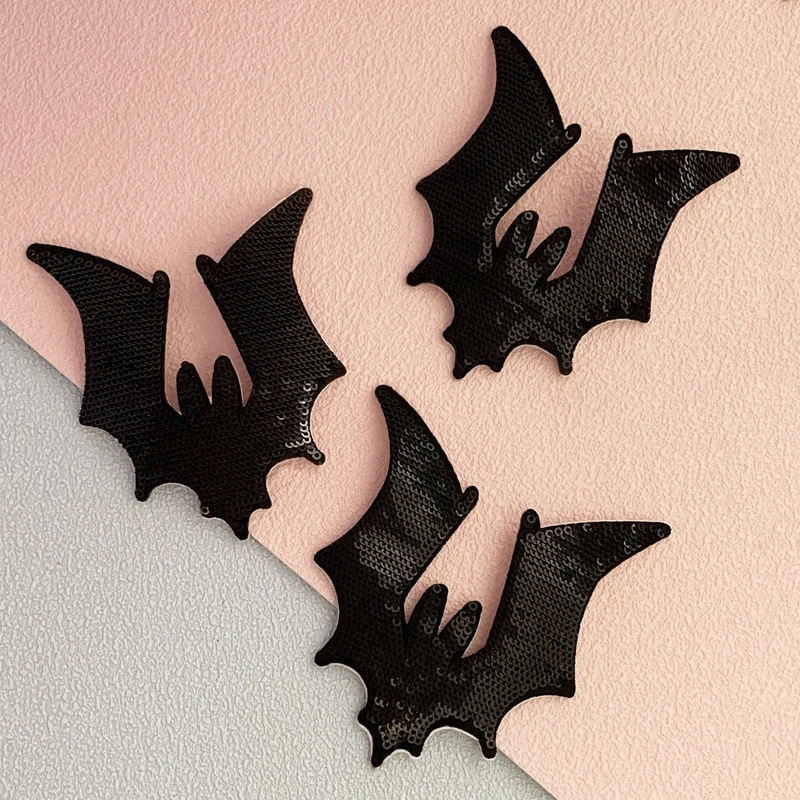 Bat embroidery patch, Halloween, decal, cartoon, animal, ironing, DIY, 1PCs