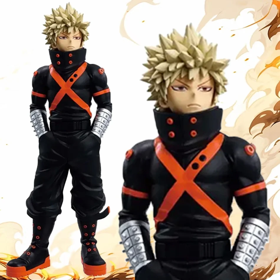 Boku no Hero Academia Anime Figuur Bakugou Katsuki Acchion Figuur Bakugo Katsuki/Todoroki Shoto Statue Pvc Koc C Bodemtemperatuur en ys