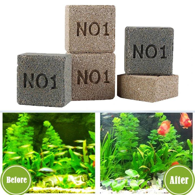 10Pcs/Lot Aquarium Nano-bacteria Bricks Filter Material Nitrifying Bacteria House Water Purification Fish Tank Filter Media