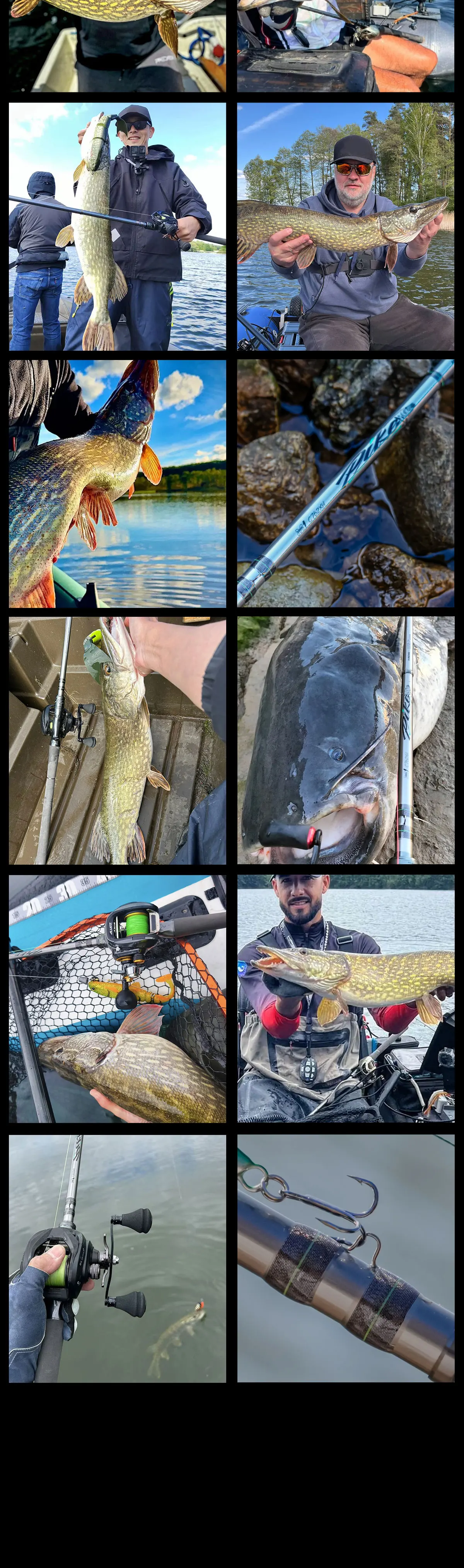 [Aus Polen] HANDING M1 PIKE H/XH Angelruten Leistungsstarke Rute für Hecht und Schlangenkopffisch Schnellaktion-Angelruten 140g Ködergewicht Castingrute 2,28m-2,44m Lange Castingruten – Detail 12