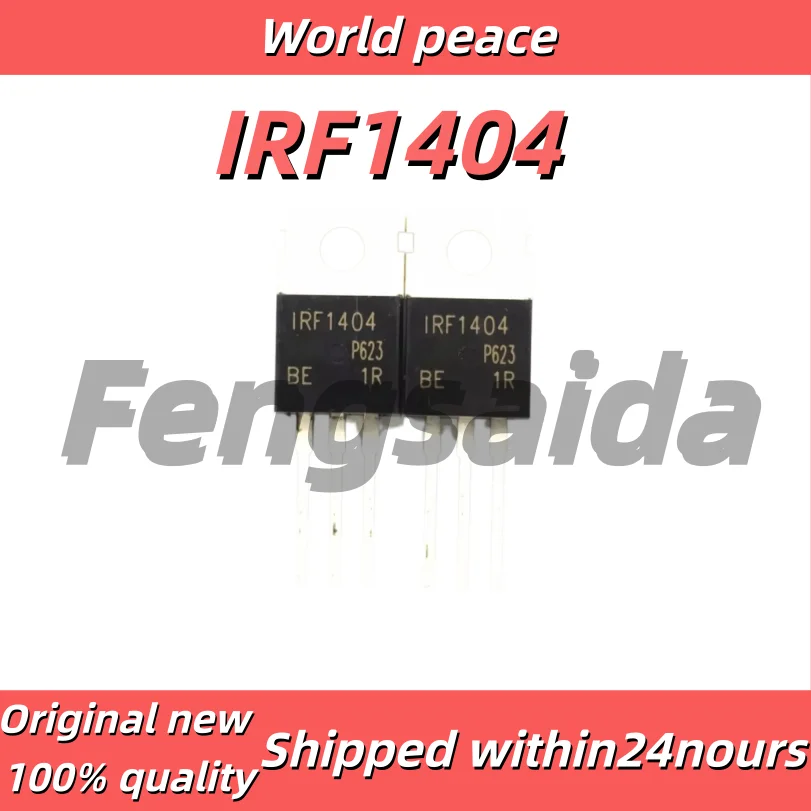 (1-10pcs)100% Brand new original IRF1404 Field-Effect Transistor 40V 162A TO-220 Direct Plating IRF1404PBF
