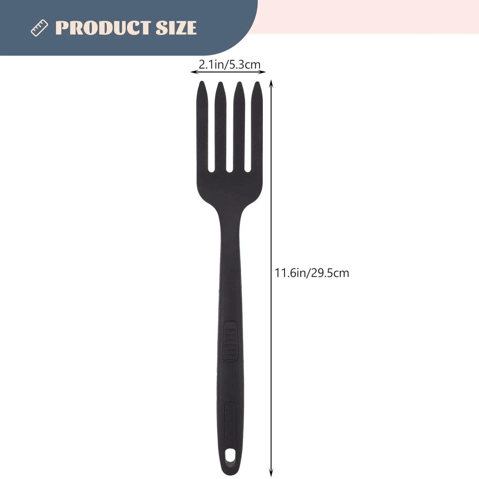 شوكة طبخ كبيرة من السيليكون قابلة لإعادة الاستخدام وقابلة للغسل، خادم المعكرونة المريح، شوكة طعام للمطبخ، خلط السلطة، متعددة الوظائف